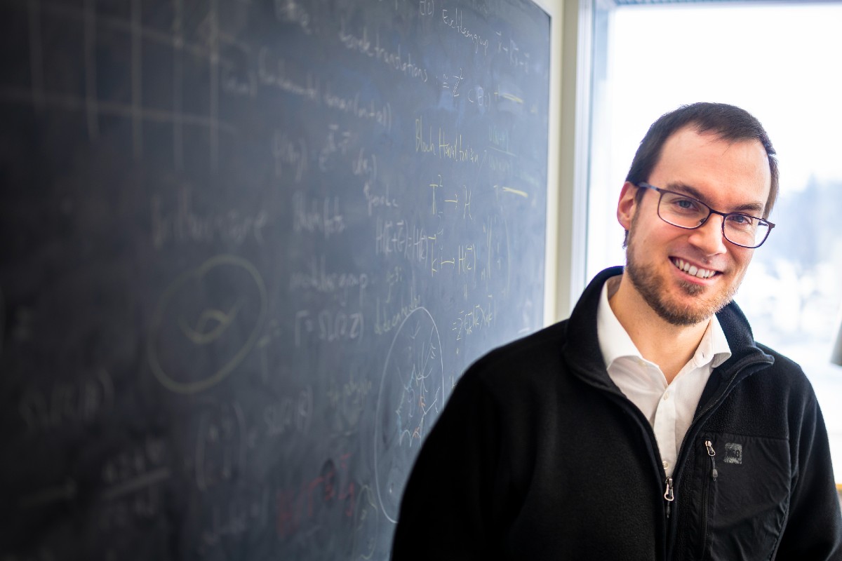 Joseph Maciejko, associate professor in the Department of Physics. Photo credit: John Ulan