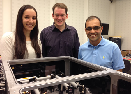 Allison Solanki, Michael Woodside and Krishna Neupane. Photo by Suzette Chan.