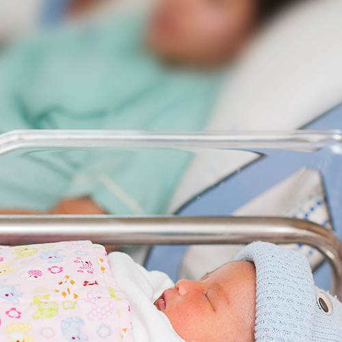 Newborn baby sleeping