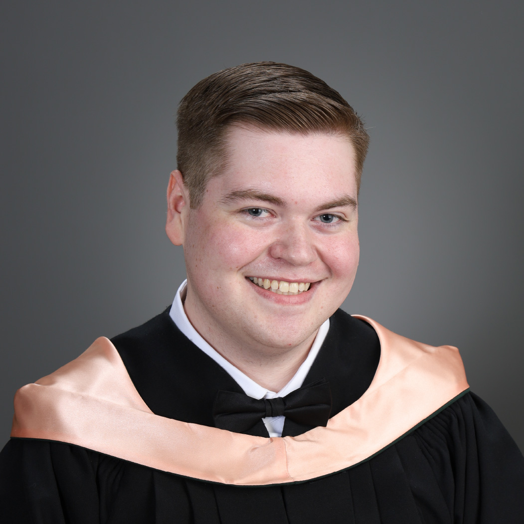 Michael Stone, a graduate in speech-language pathology