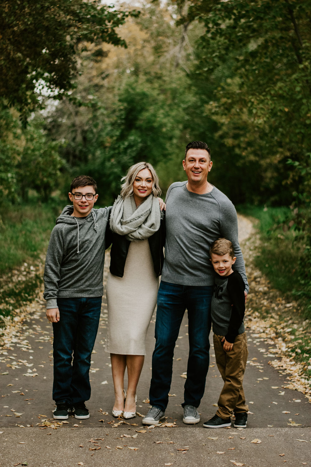 Genevieve Constantin with her family