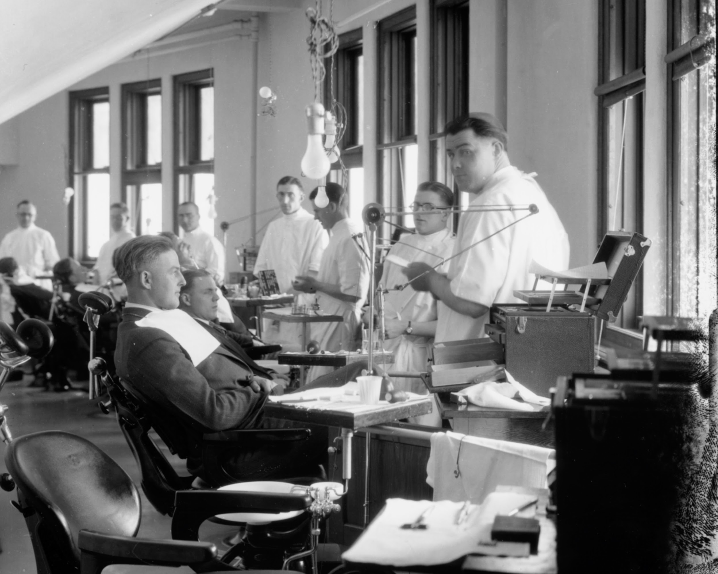 The dental clinic in the old medical building/