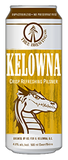 Tree Brewing Kelowna Pilsner