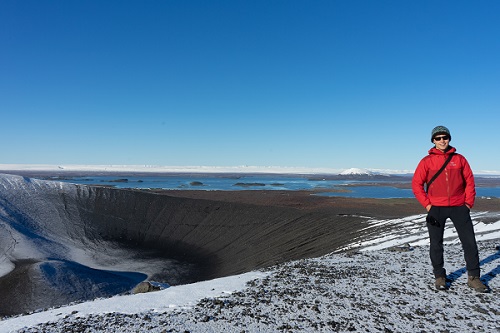 Theron Finley in Iceland