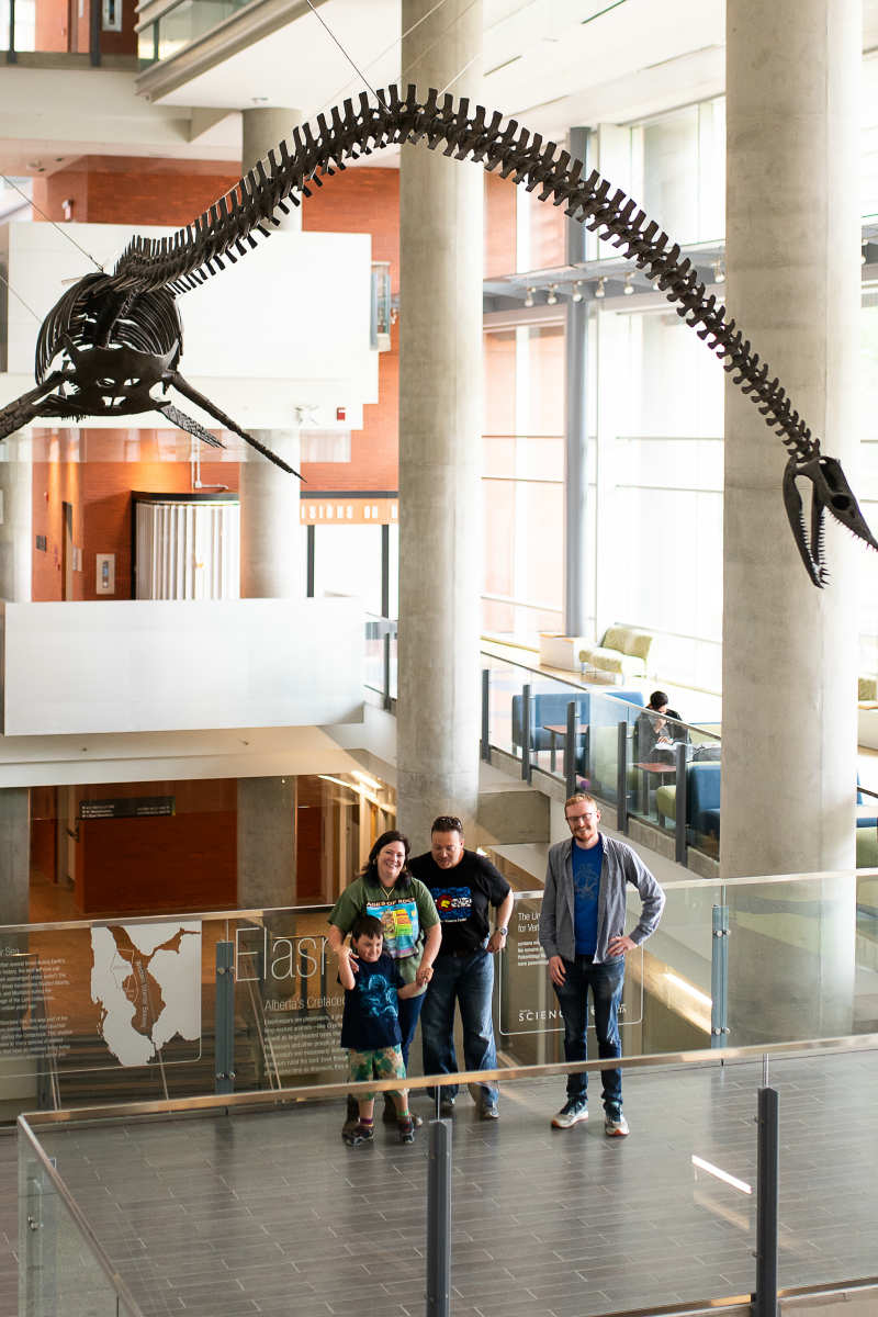 The Rodriguez family visits the University of Alberta.