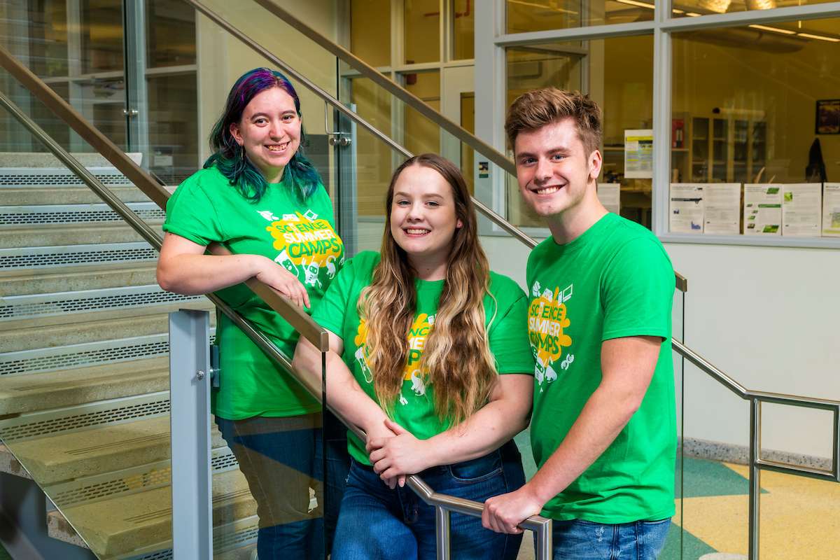 Science Summer Camp Leaders share their love of science with the next generation of scientists.