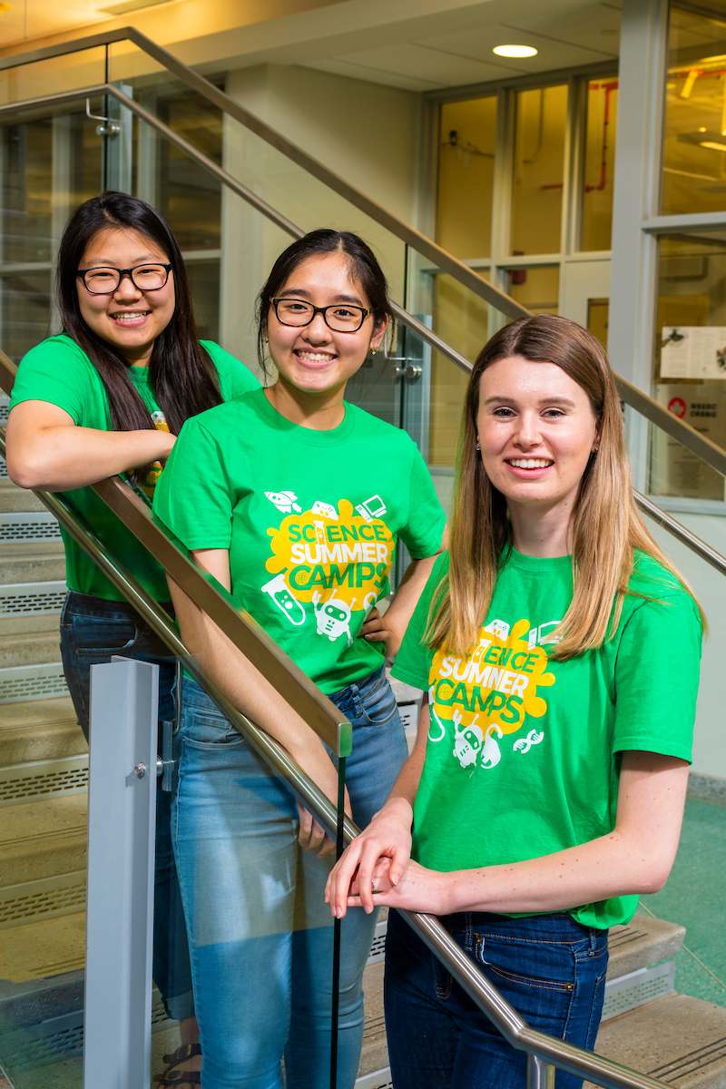 Science Summer Camp Leaders share their love of science with the next generation of scientists.