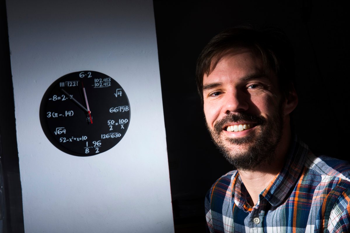 Vincent Bouchard, a professor and associate chair (undergraduate) in the University of Alberta’s Department of Mathematical and Statistical Science.