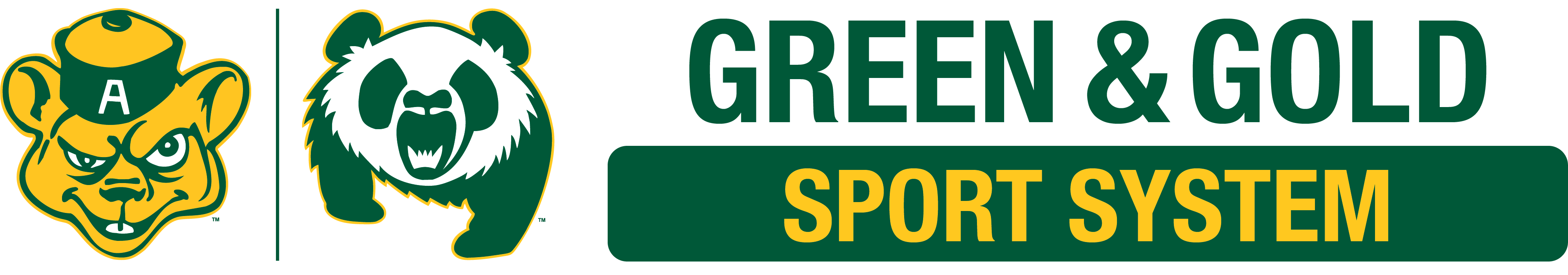 Green and Gold Sport System Horizontal