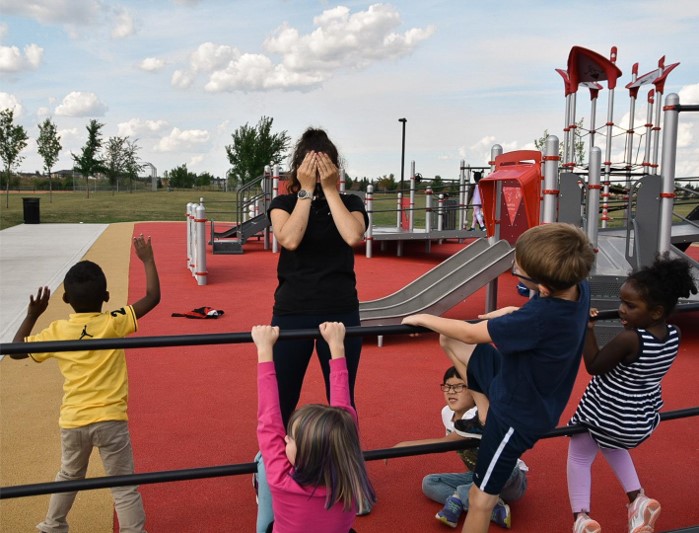 A Steadward Centre outdoor program with young participants