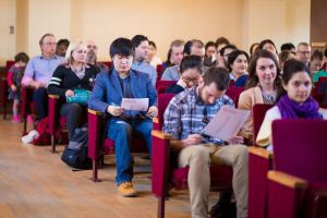 The audience waits to hear the UAlberta 2016 3MT Finalists