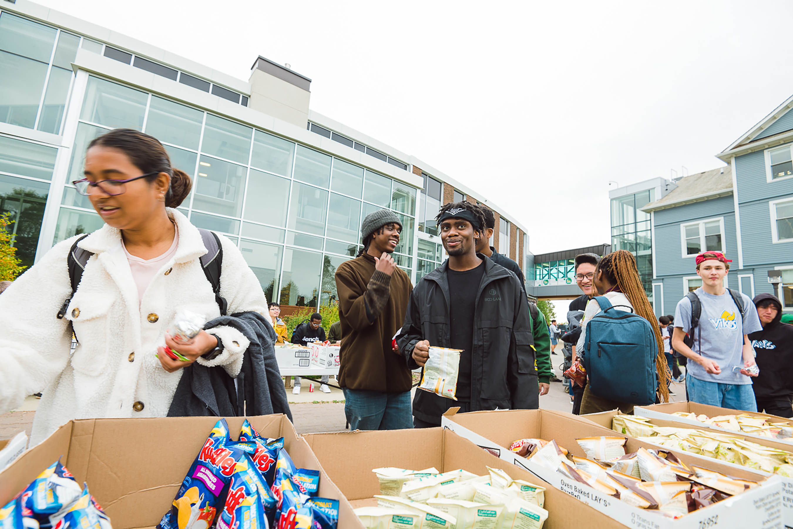 Green + Gold Day activities at the Augustana Campus Quad