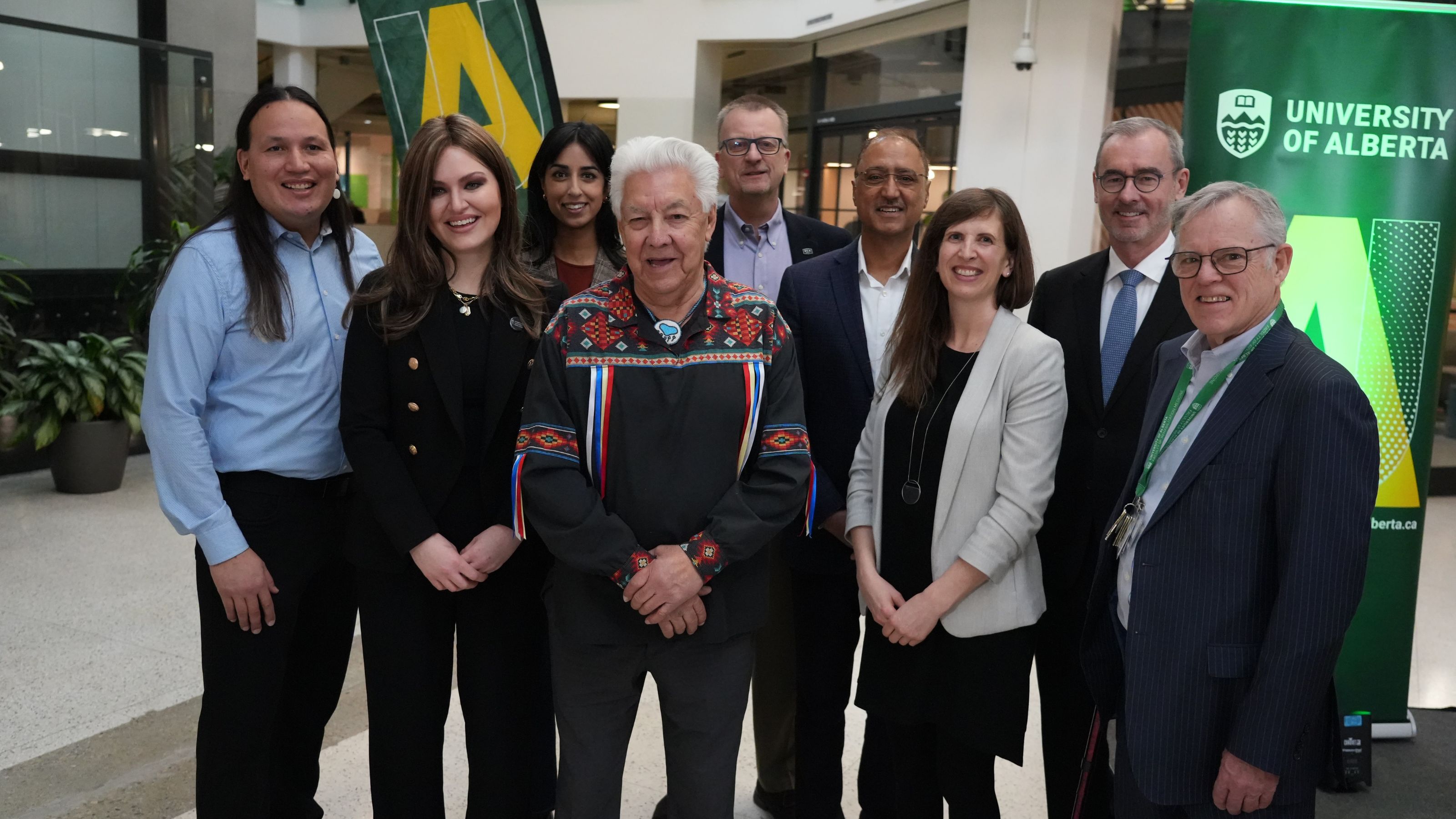 U of A leaders and community partners celebrate the opening of Enterprise Square