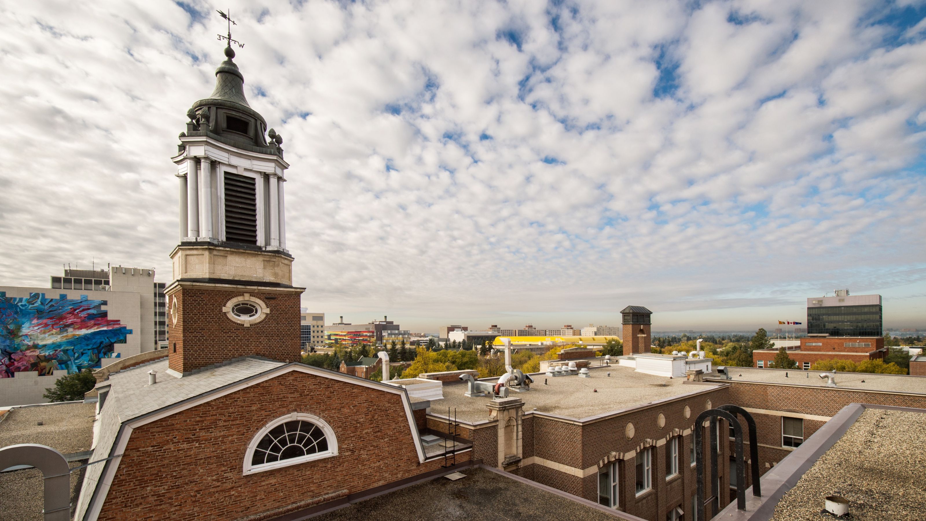 Rooftop photo of U of A North Campus