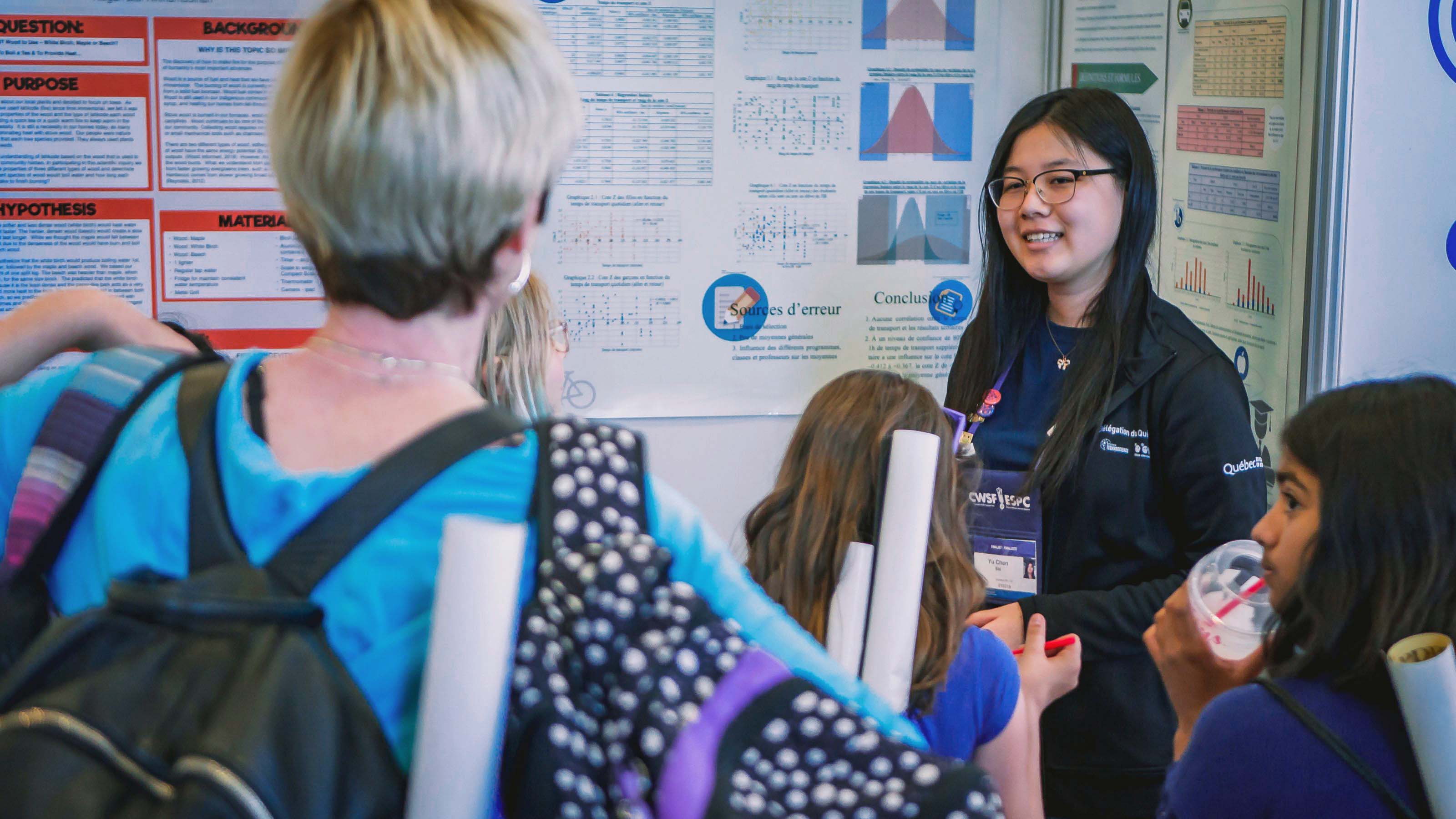 Public viewing of the Canada Wide Science Fair in 2018. 