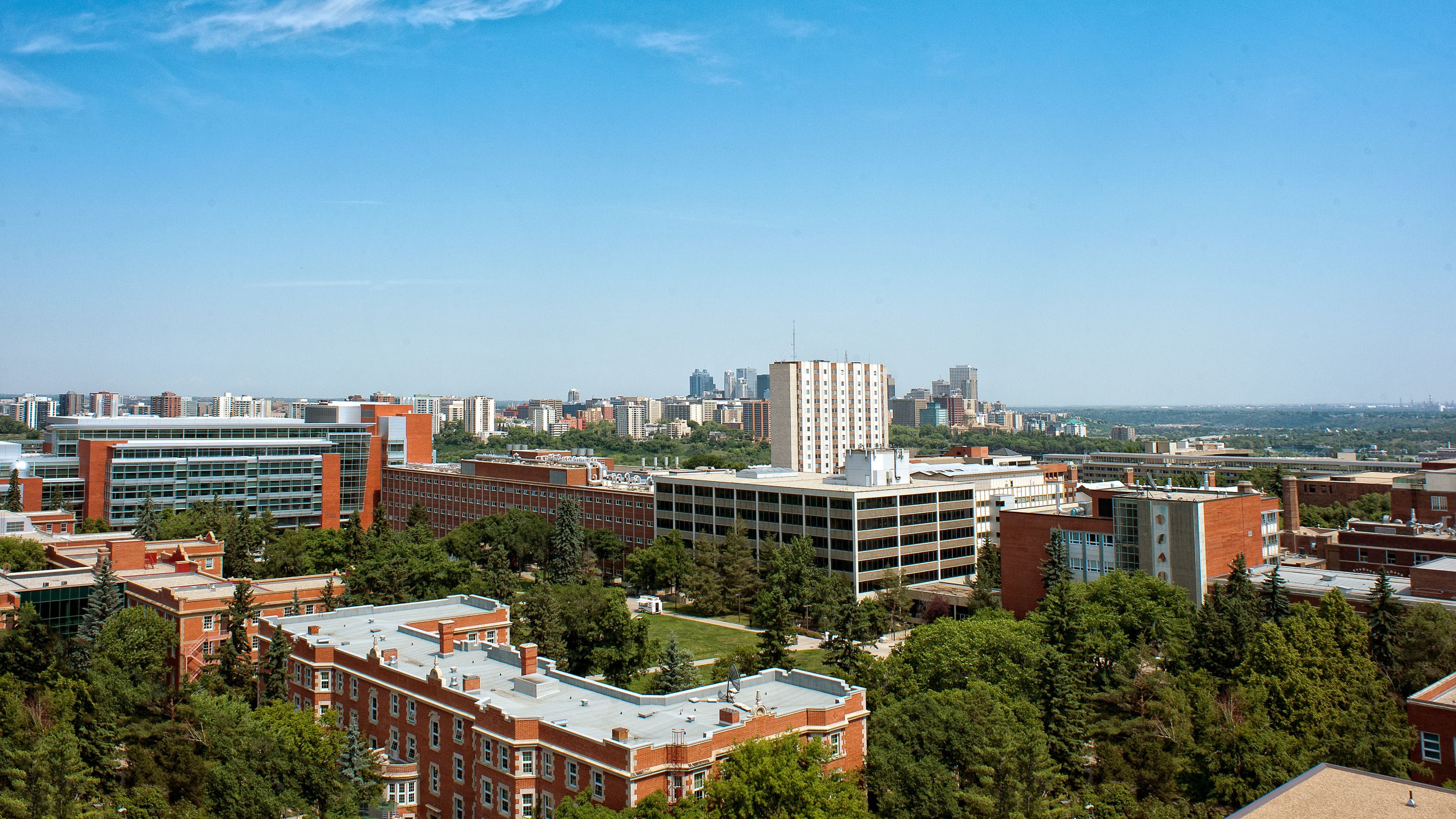 Campus views from roof of SUB