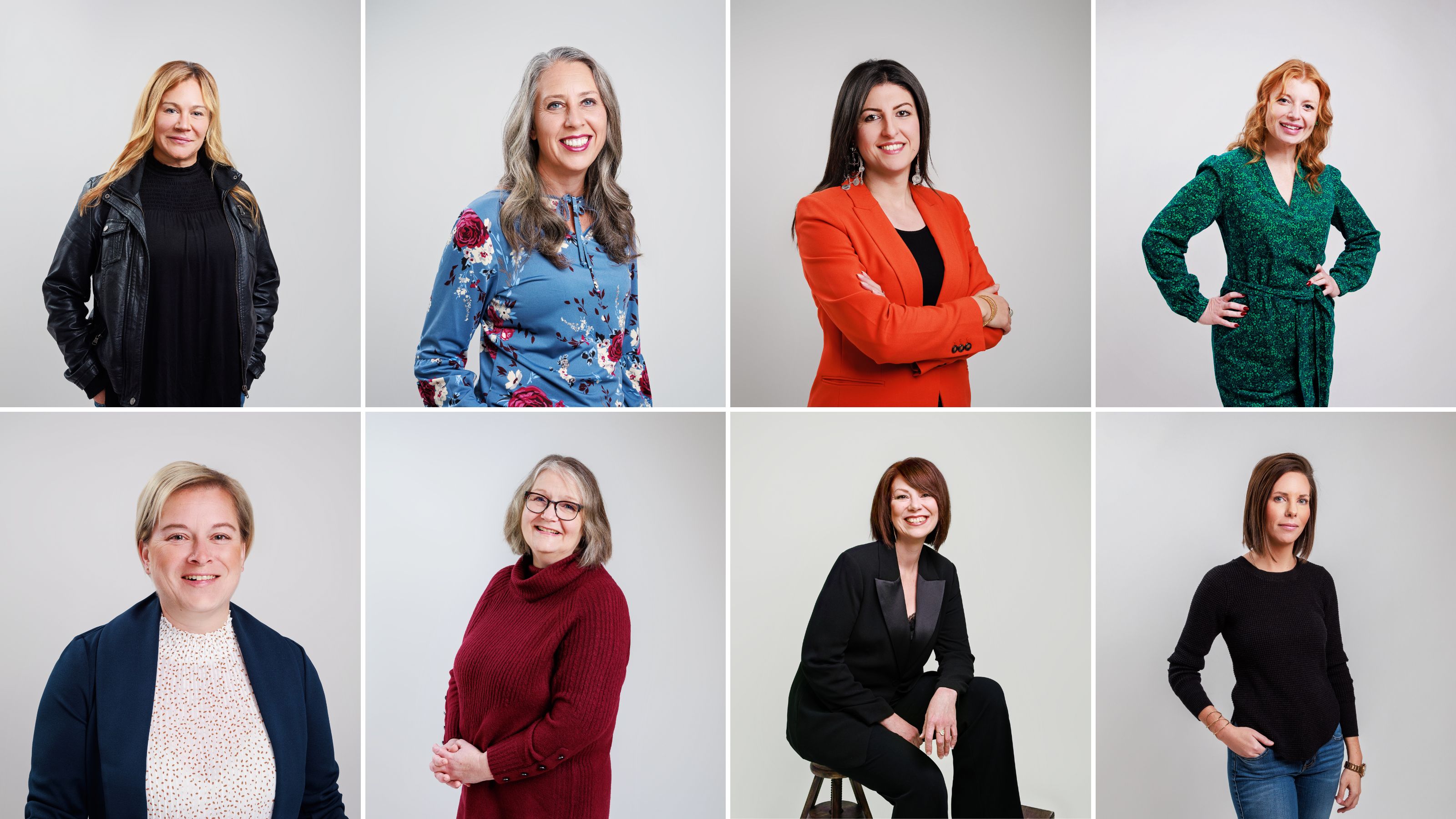 Recognition award winners from top-left to bottom-right: Shelley Scott, Shalawny Miller, Jomana Haymour, Nicole Firth, Peggy Scade, Cecilia Anders, Deanna Davis and Ashley Reeves. M. Scott Hanna, recognition award winner, is not shown.