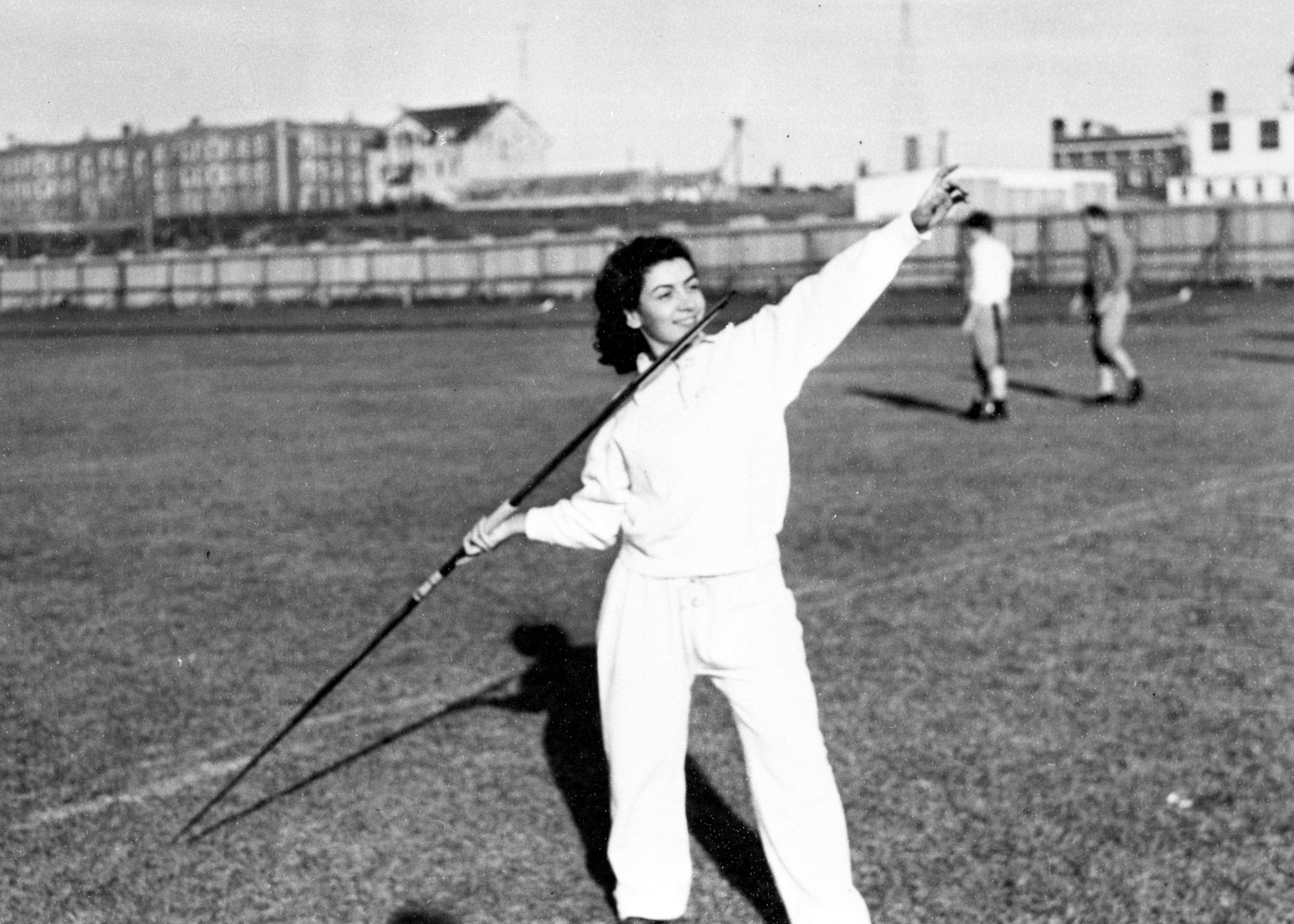 Doris Danner, javelin throw (October 1941)