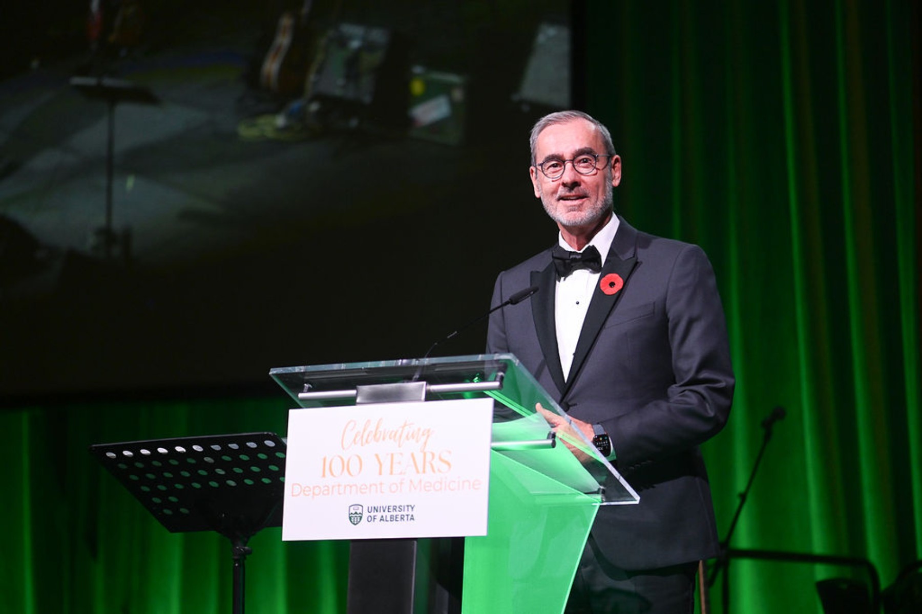 Address from University of Alberta president Bill Flanagan. 