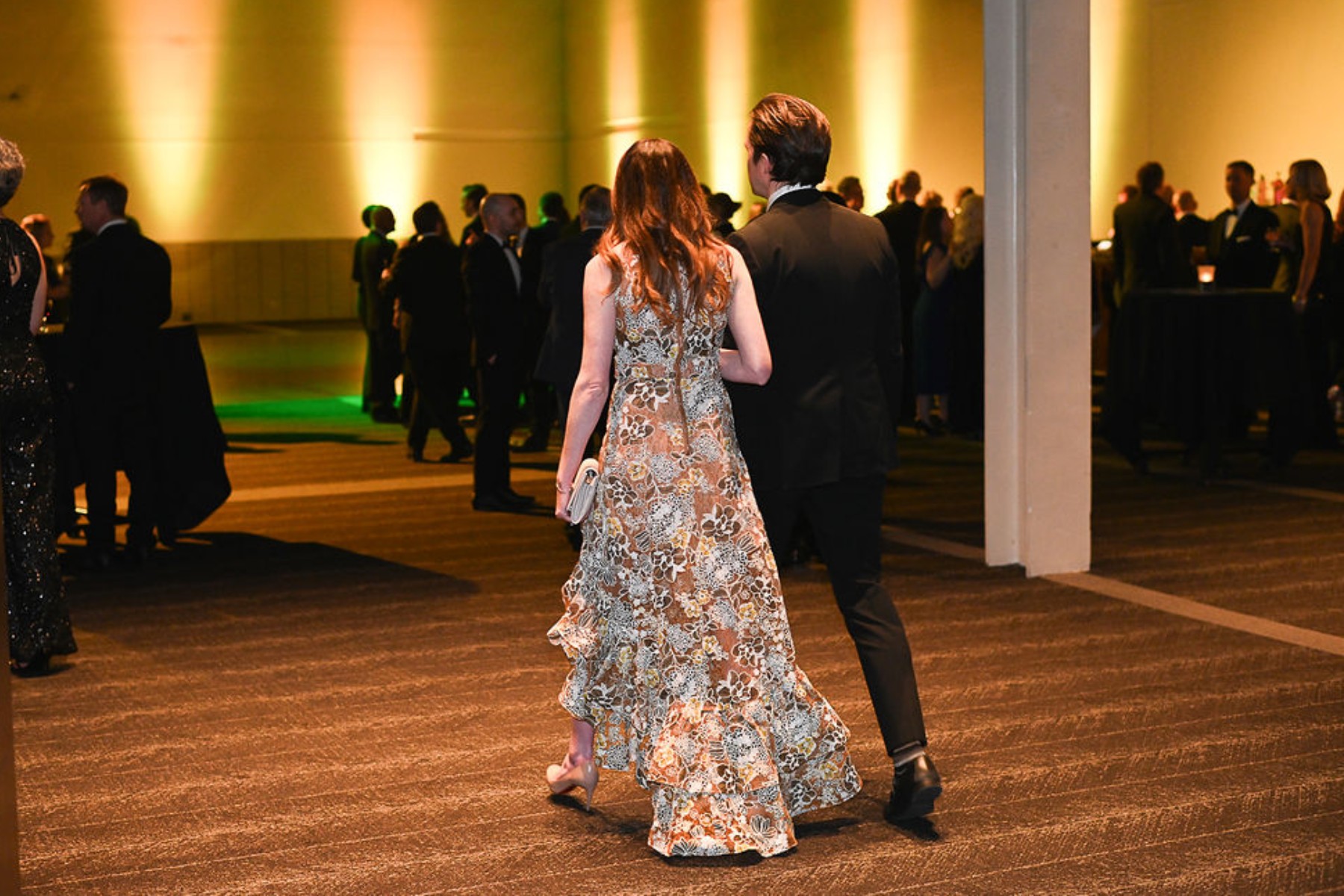 Gala guests arriving at the Edmonton Convention Centre