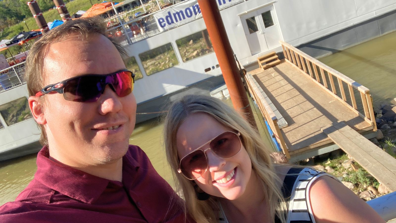 Meet Michael Spaling (left), principal security architect with Information Services and Technology (IST), pictured with his wife Vanessa (right).