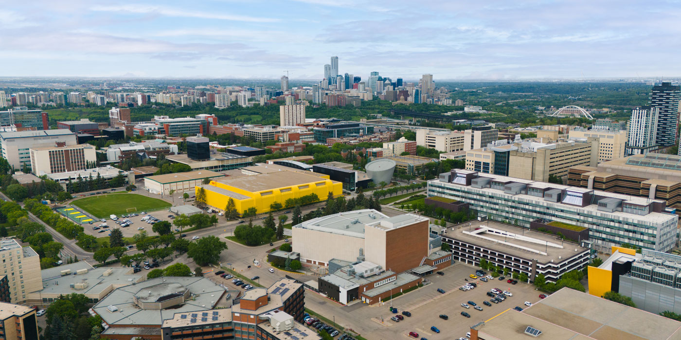 Aerial view of North Campus