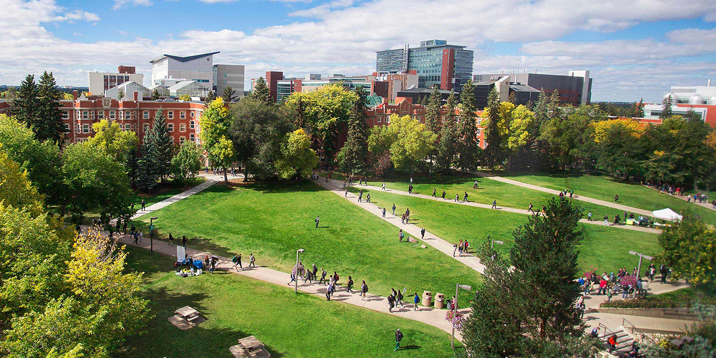 Aerial view of North Campus