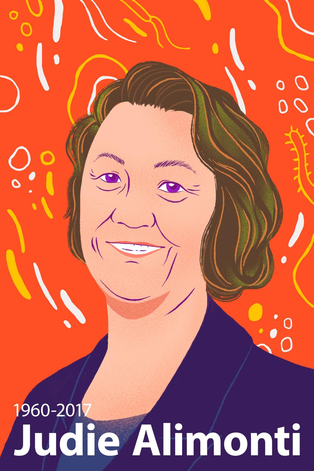 Illustration of Dr. Judie Alimonti 