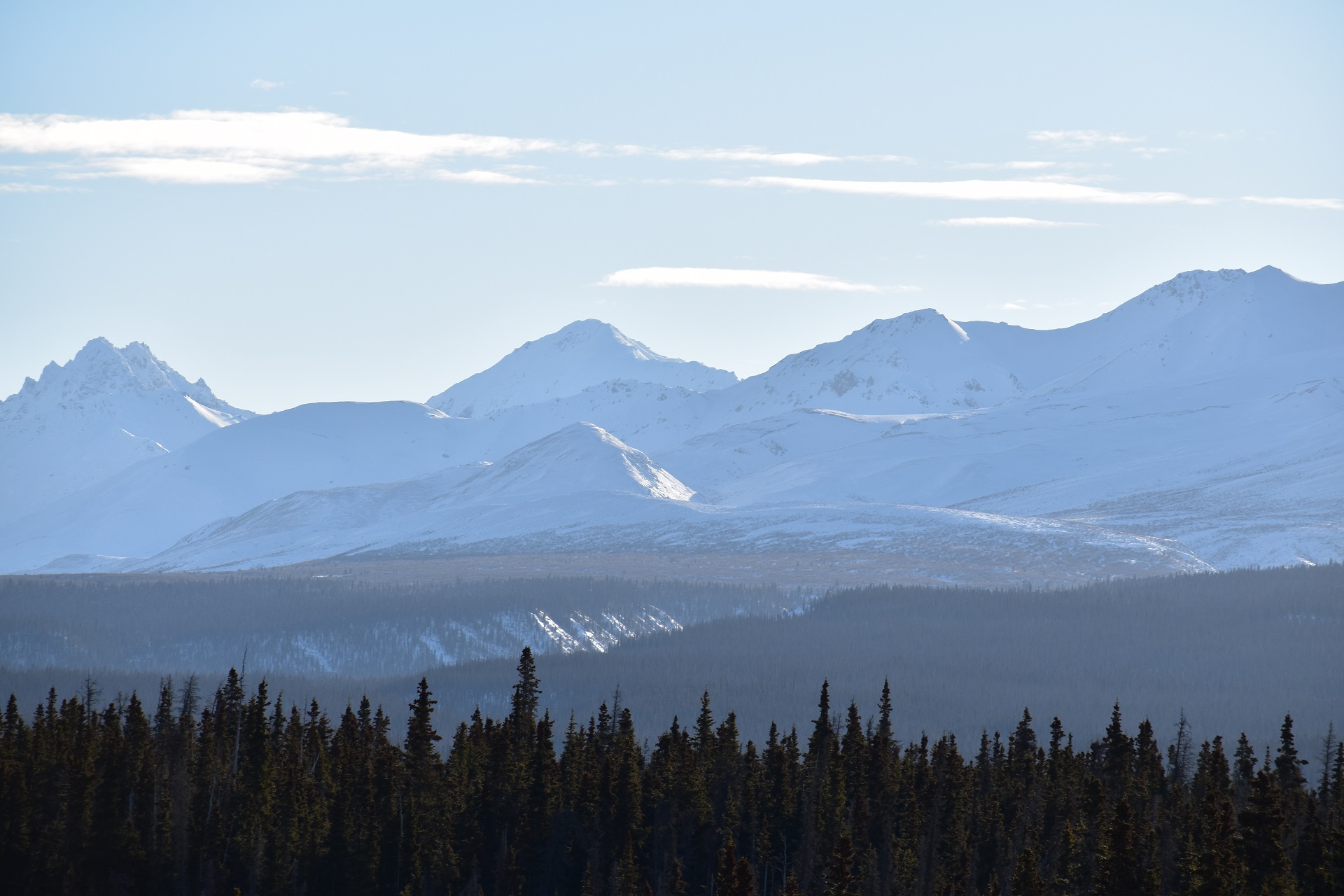 Snowy mountains