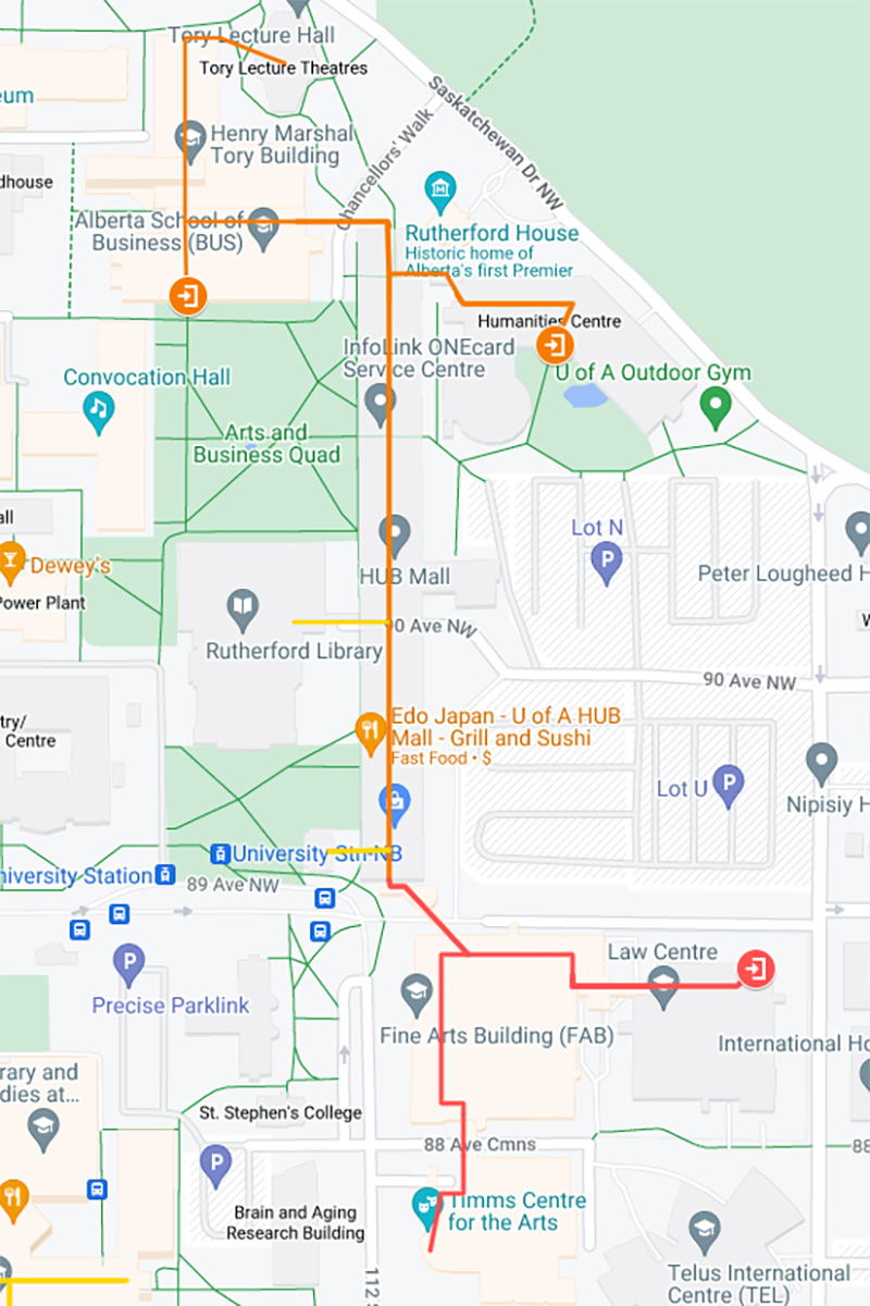 Pedways 101: A guide to using campus pedways | YouAlberta