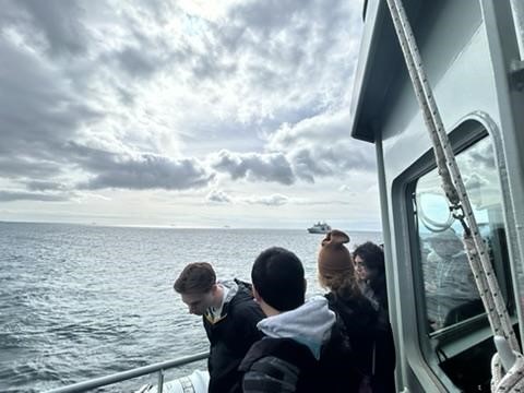 Canadian Students at Sea Program with Royal Canadian Navy – HMCS Edmonton Photo by Vansa Chang