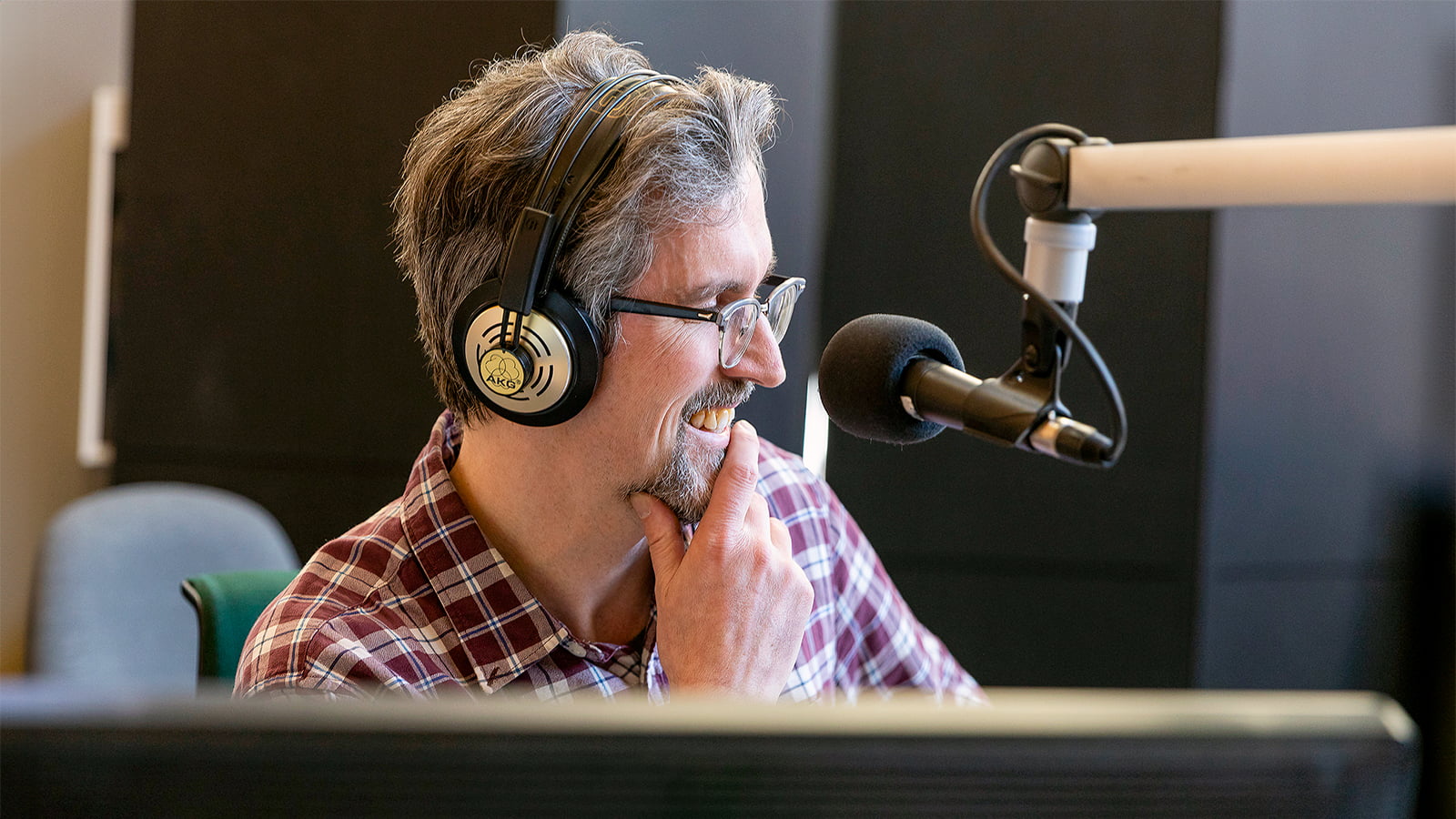 CKUA host Grant Stovel says the public broadcaster offers listeners a distinctive mix of entertainment, education and community connection. (Photo courtesy CKUA)