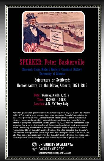 Baskerville Poster - Homesteaders Alberta