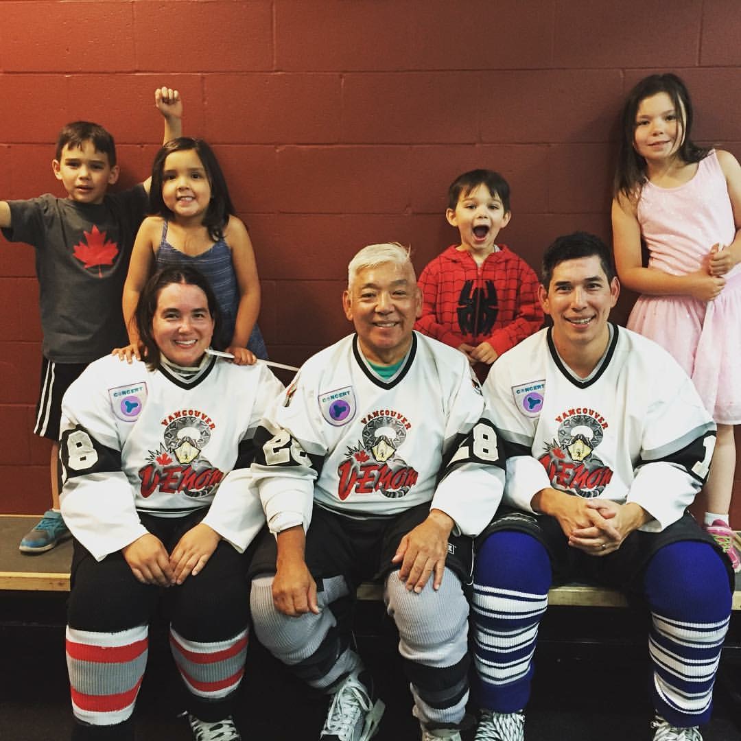  Brian Sugiyama family hockey