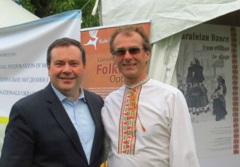 Jason Kenny (left) and Andriy Nahachewsky