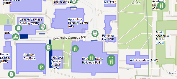 University Of Alberta Hospital Map   Explore Campus 