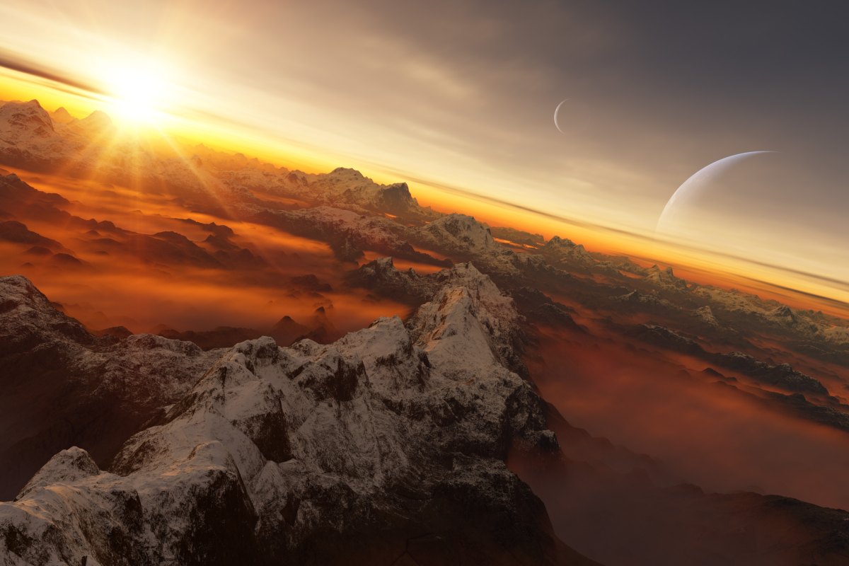 The NameExoWorlds global competition allowed any country in the world to give a popular name to a selected exoplanet and its host star—one of which is depicted here in an artist's rendering. Credit: IAU/L. Calçada